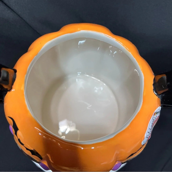 2024 Disney Mickey Mouse Halloween XL Spooky Ceramic Pumpkin Cookie Jar - Picture 14 of 15